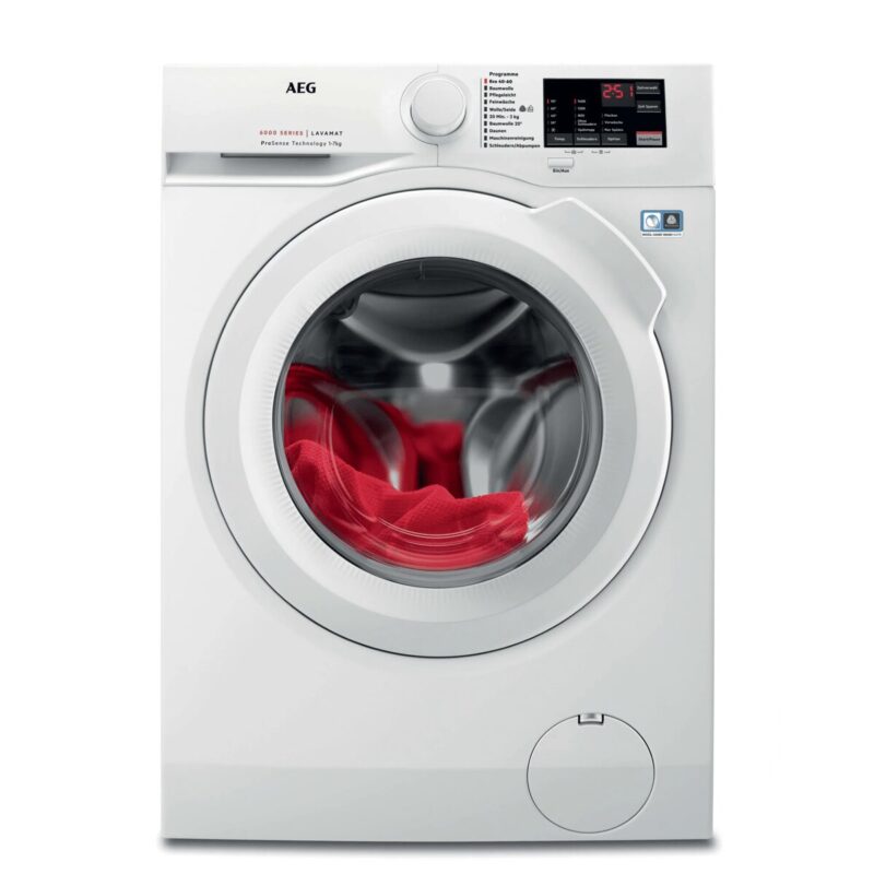 Máy Giặt Cửa Trước AEG L6B51470 – 6000 ProSense® – Testsieger – Động Cơ Inverter – 7kg