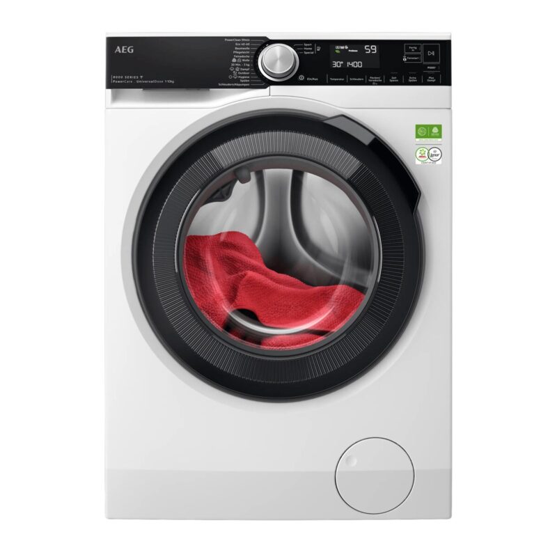 Máy Giặt Cửa Trước AEG LR8EW80600 – 8000 PowerCare – UniversalDose WiFi – 10kg