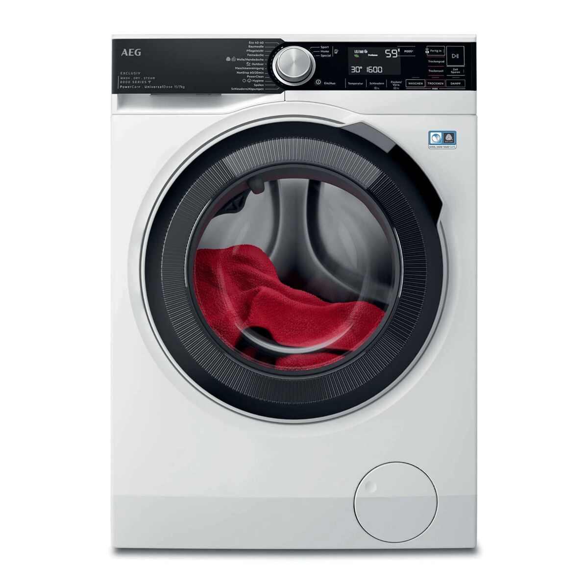 May giat kem say AEG LWR8E80619 8000 PowerCare 11kg 7kg