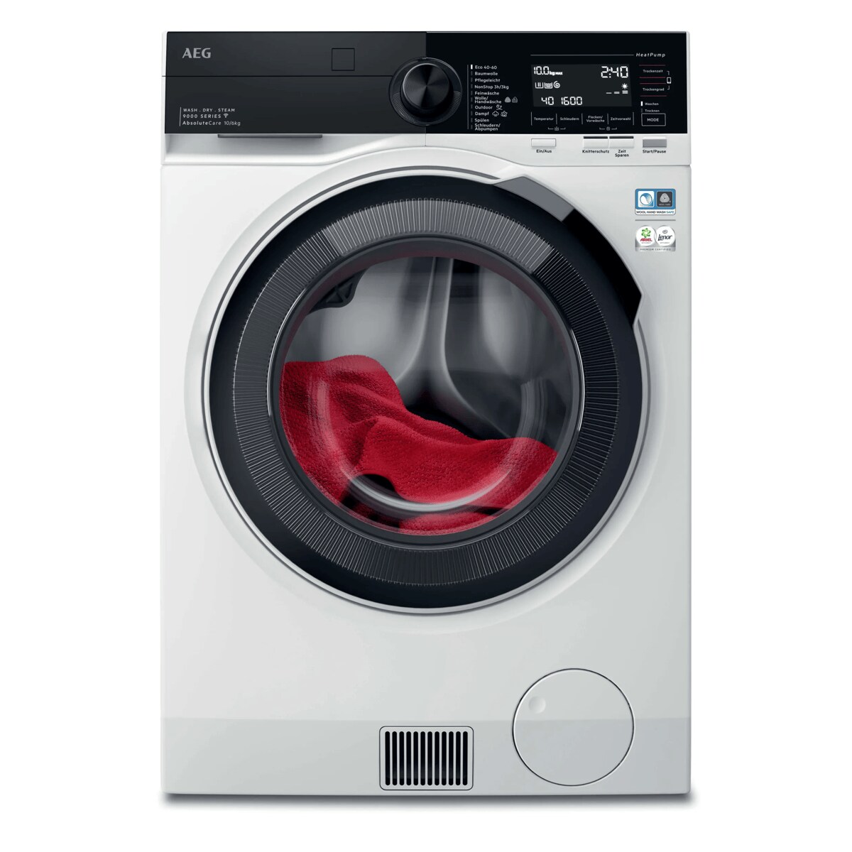 May giat kem say AEG LWR9W81609 9000 AbsoluteCare 10kg 6kg