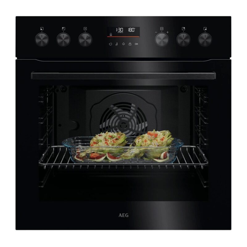 Lò Nướng Âm Tủ AEG OU5PE40SK – 5000 SurroundCook® – Tự Làm Sạch Pyrolytic – Đen