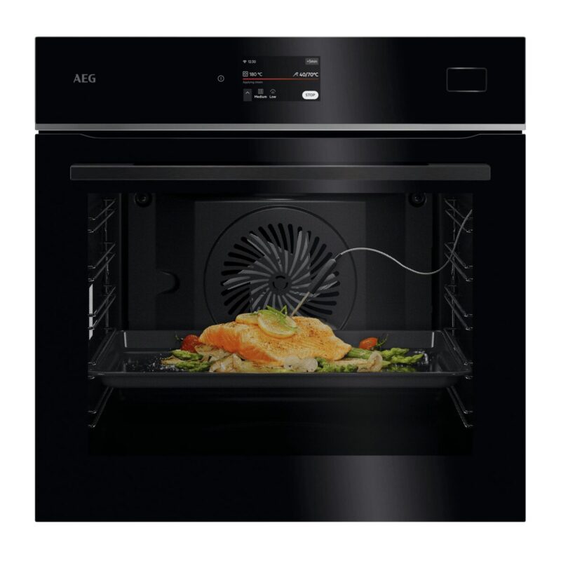 Lò Nướng Kết Hợp Hấp AEG TB8SB72WAB – 8000 MealAssist SteamPro – WLAN – Đen