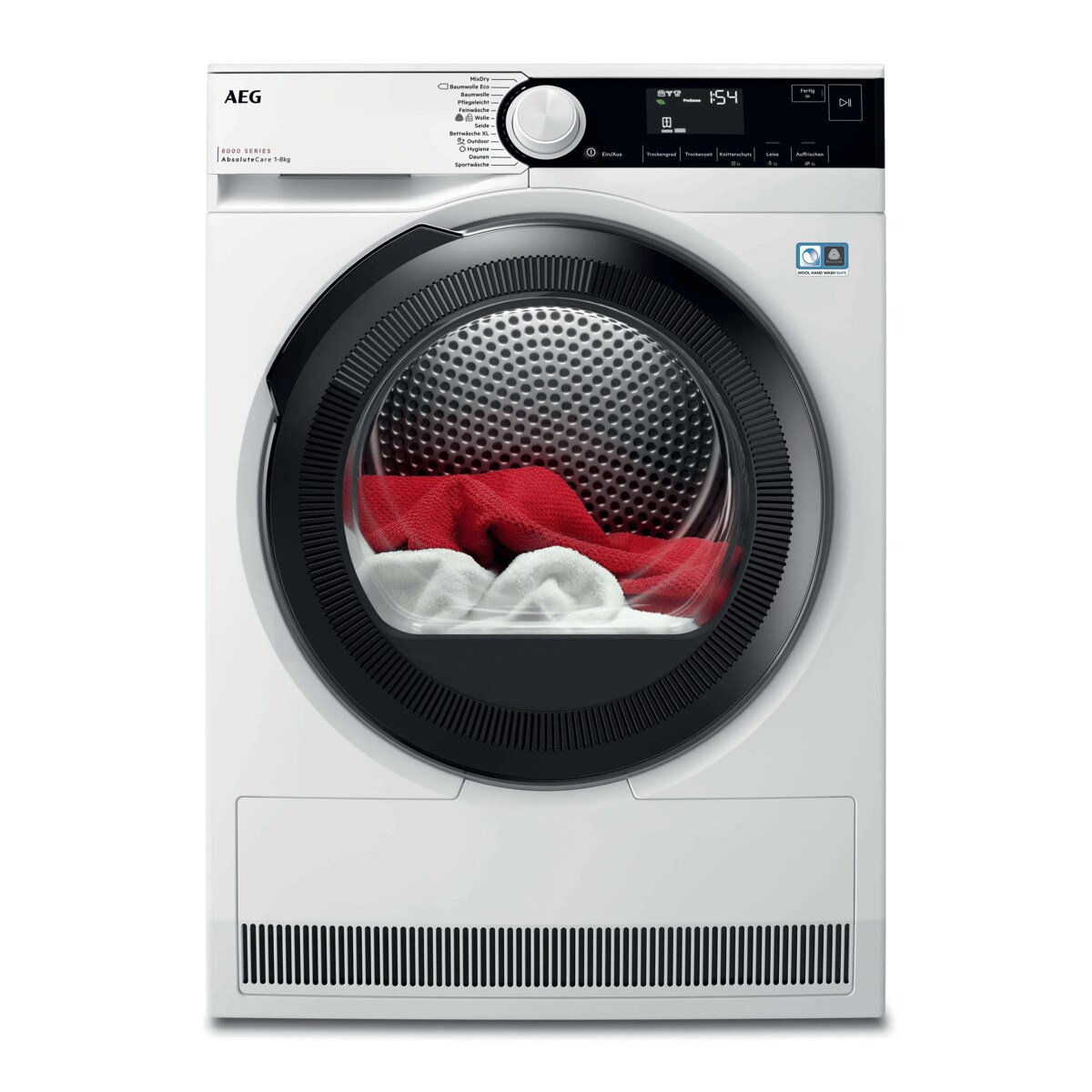 May say bom nhiet AEG TR8T70680 8000 AbsoluteCare Testsieger 8kg