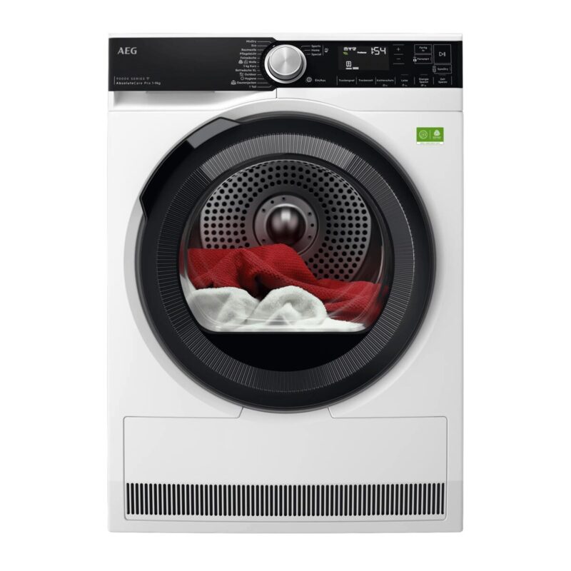 Máy Sấy Bơm Nhiệt AEG TR9XW80890 – 9000X AbsoluteCare® Pro – 3D Scan – WiFi – 9kg