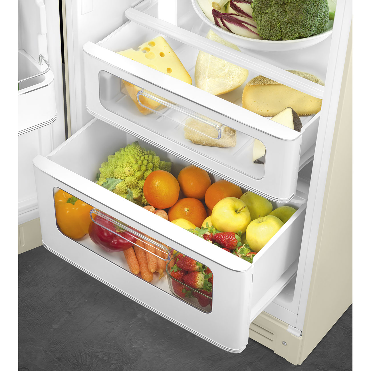 Tu lanh doc lap Smeg FAB30LCR6 goc nhin toan canh