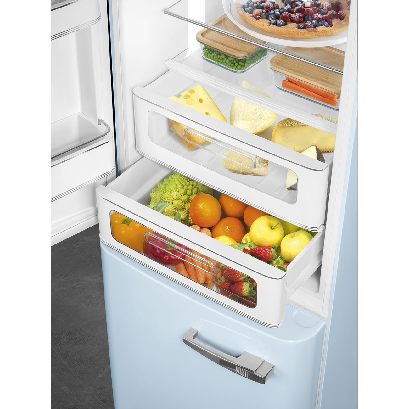 Tu lanh doc lap Smeg FAB32LPB6 goc nhin toan canh