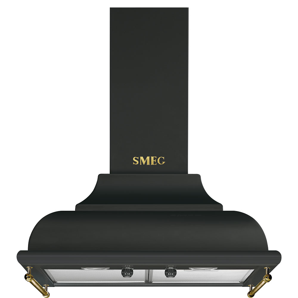 May hut mui treo tuong Smeg KC16AOE Cortina Antracita Trapezio