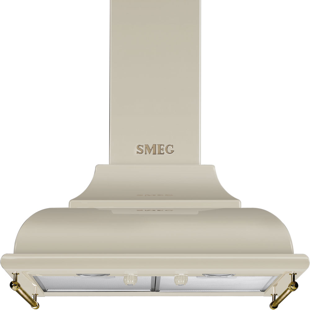 May hut mui treo tuong Smeg KC16POE Cortina Crema Trapezio