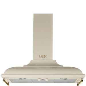 May hut mui treo tuong Smeg KC19POE Cortina Crema 90cm Trapezio