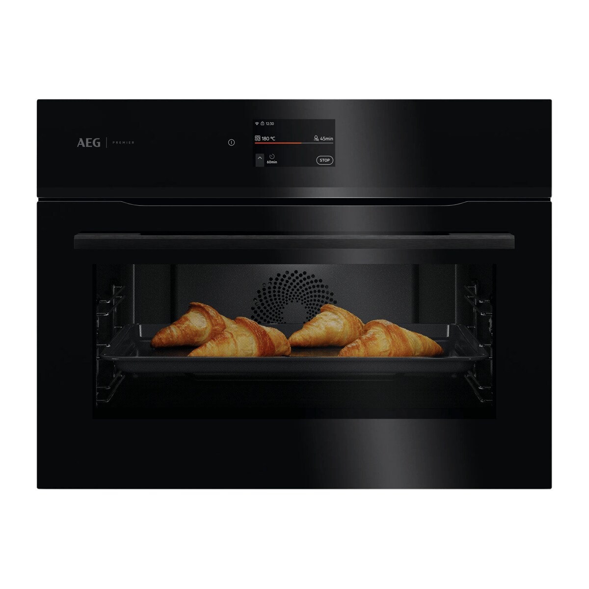 Lo nuong compact AEG CP7400B 7000 MealAssist SteamBake WiFi Pyrolytic den