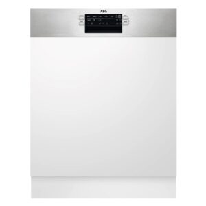 Máy Rửa Bát Bán Âm Tủ AEG FEE6491AZM - 6000 SatelliteClean - Viền Inox - 14 Bộ