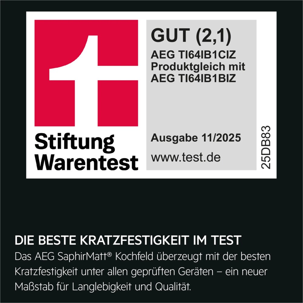 Chung nhan Stiftung Warentest AEG TI64IB1CIZ