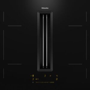 Bếp từ tích hợp hút mùi Miele KMDA 7473-1 FL Silence - 4 vùng nấu - 80 cm - Con@ctivity