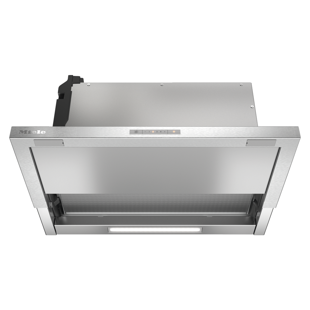 May hut mui am tu Miele DAS 2620 dong Silver panel phang inox 60cm