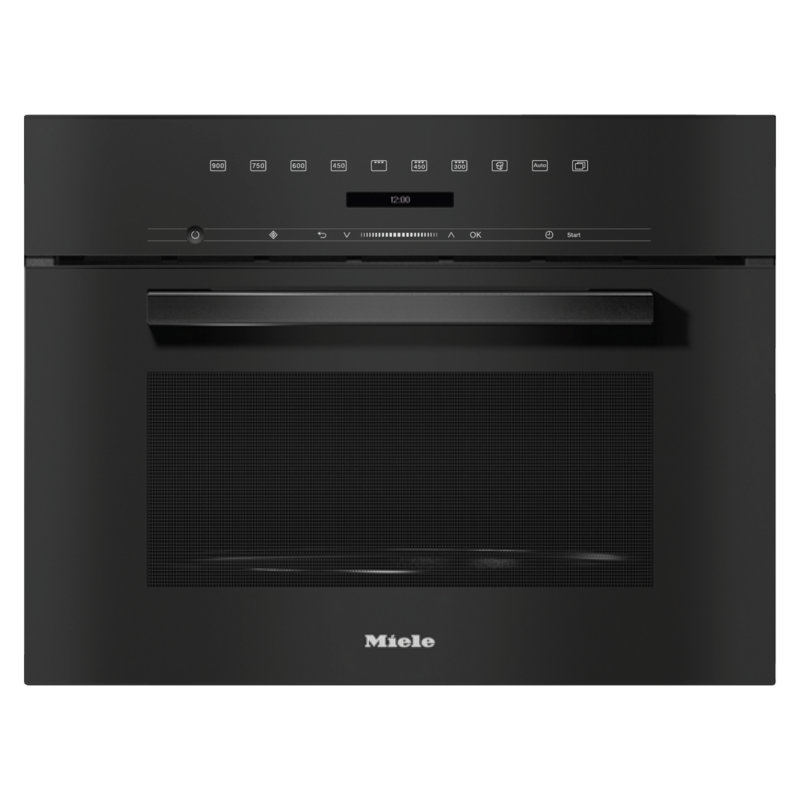 Lò Vi Sóng Âm Tủ Miele M 7244 TC OBSW – Dòng Gold – Đen Obsidian – 46L – Quartz Grill 1500W